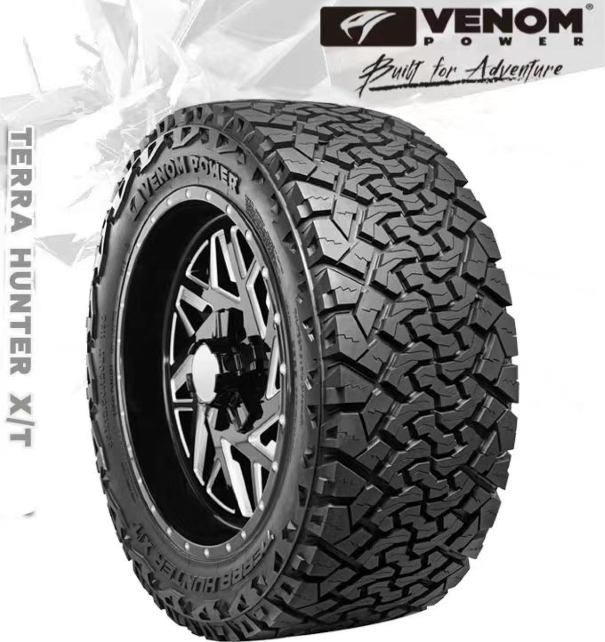 Venom XT off-road tires imported from Thailand 285/65R1833x12.5R18 35x12.5R18 with Tyrannosaurus Rex