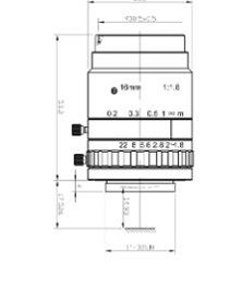 浩蓝光电AZUREphotonics AZURE-1618M10M 手动光圈定焦镜头