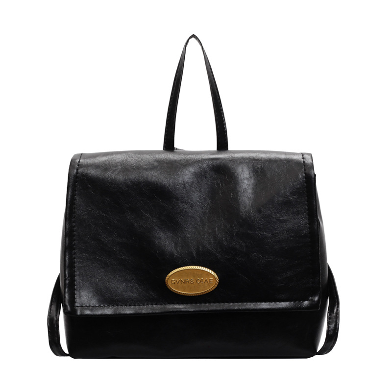 Textura avanzada de invierno de 2024 nueva versión coreana de la mochila retro para estudiantes universitarios mochila ocio