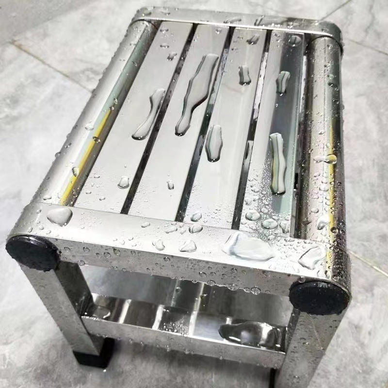 防水不锈钢矮凳浴室板凳摘菜凳不锈钢加厚凳子家用工厂作台使用|undefined