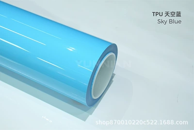 change film crystal series, glossy, Auto Color Change Film - tpu-sky-blue-15215m