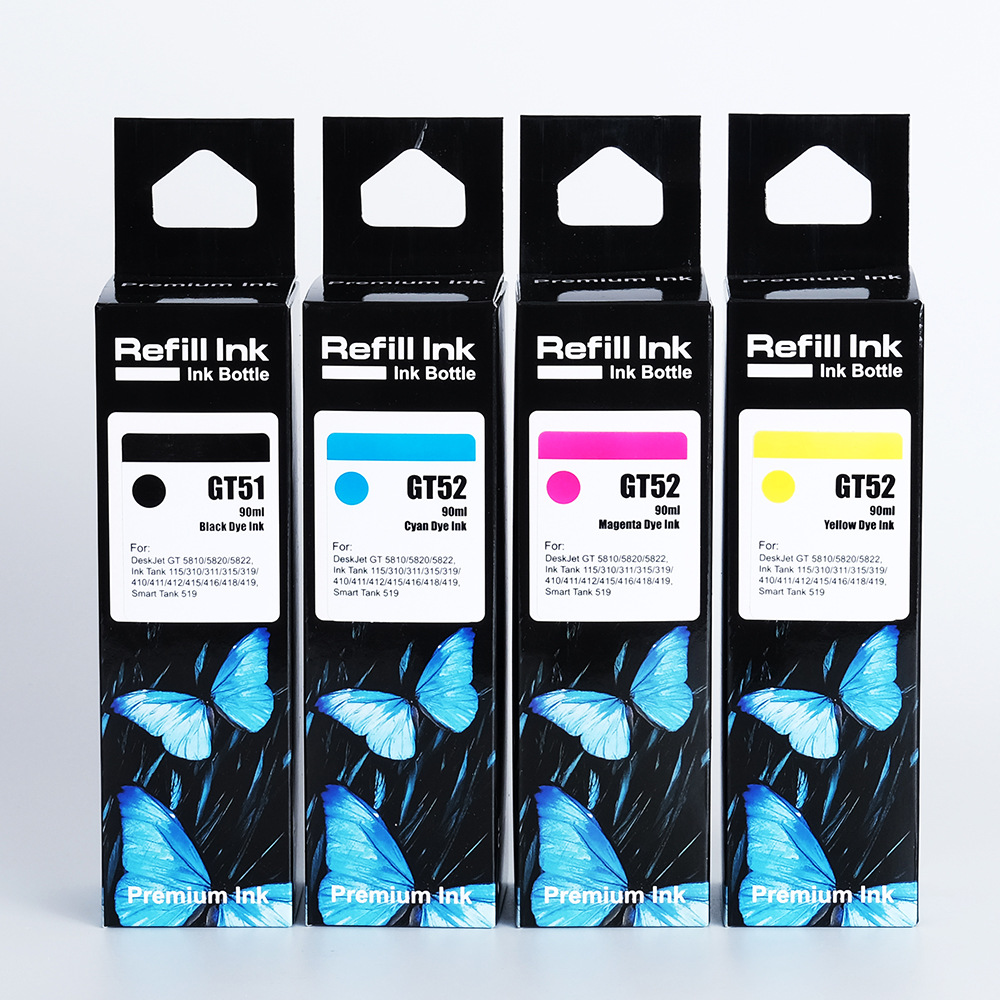 En stock, compatible con tinta HP de 100 ml GT5810 410 GT51 GT52 GT53 GT5822 5820