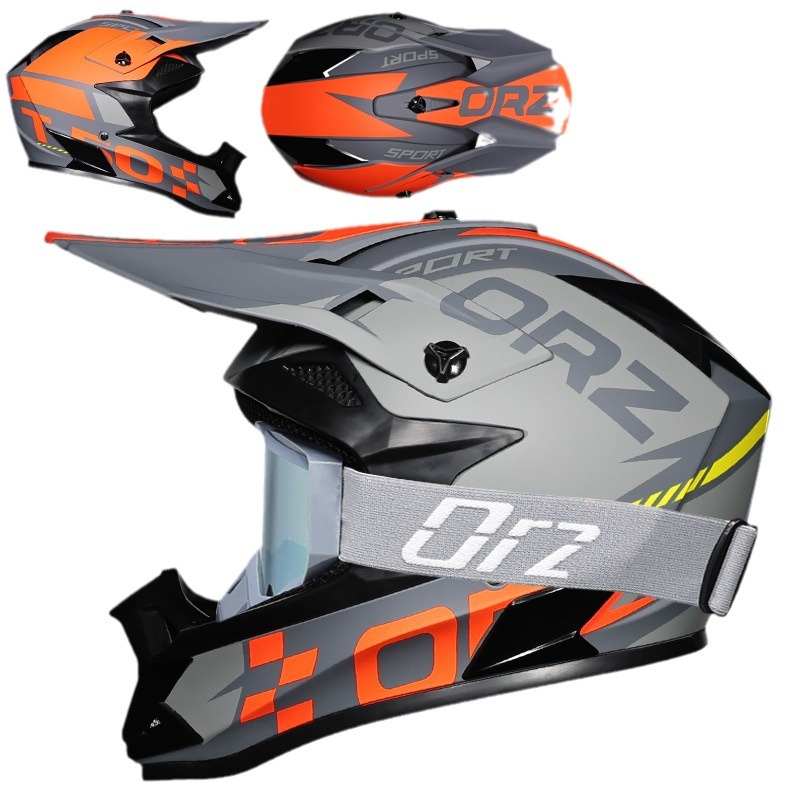 Nuevo casco de ciclismo Off-Road Orz, casco de rally para hombres y mujeres, casco todoterreno transpirable de carreras ADV de talla grande
