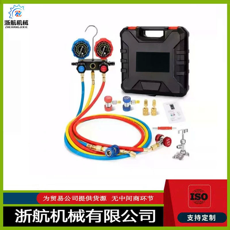 R134a хладагент автомобильный измеритель хладагента Снежный манометр Двойной метр клапан автомобильный Кондиционер фторирование инструмент костюм