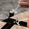 Tent, bottle opener with accessories, universal screwdriver, steel spring stainless steel