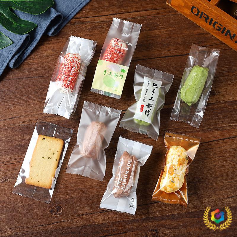 ☨网红奶酥包装机封袋奶糕鱼形糯米船透明曲奇饼杏仁雪花酥烘焙自