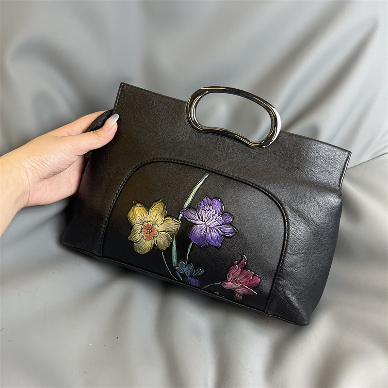 Nuevo bolso de mujer chino textura de gran capacidad 2024 nuevo bolso de madres de mediana edad atmósfera retro cheongsam bolso de hombro