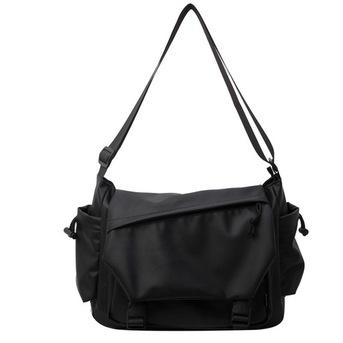 Leather bag for women, women's crossbody bag with oxford fabric, shoulder bag, underarm bag, fashionable and versatile small square bag