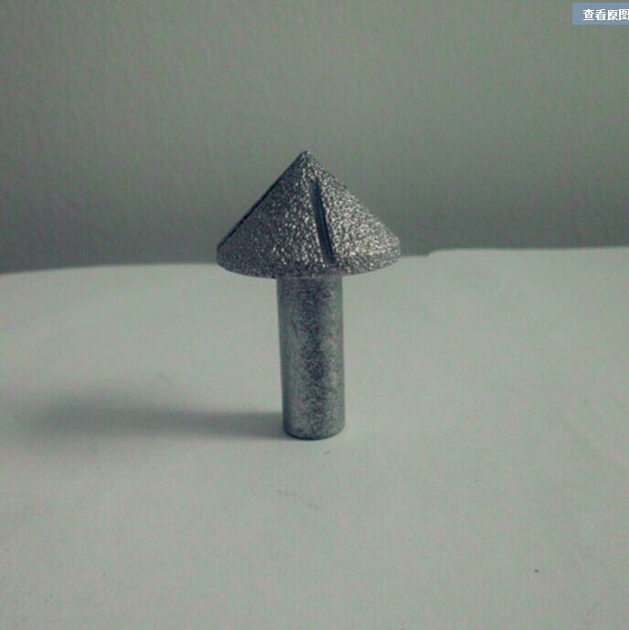 45度斜边刀 台面小斜边修边刀具钎焊金刚石石英石刀——斜刀34mm