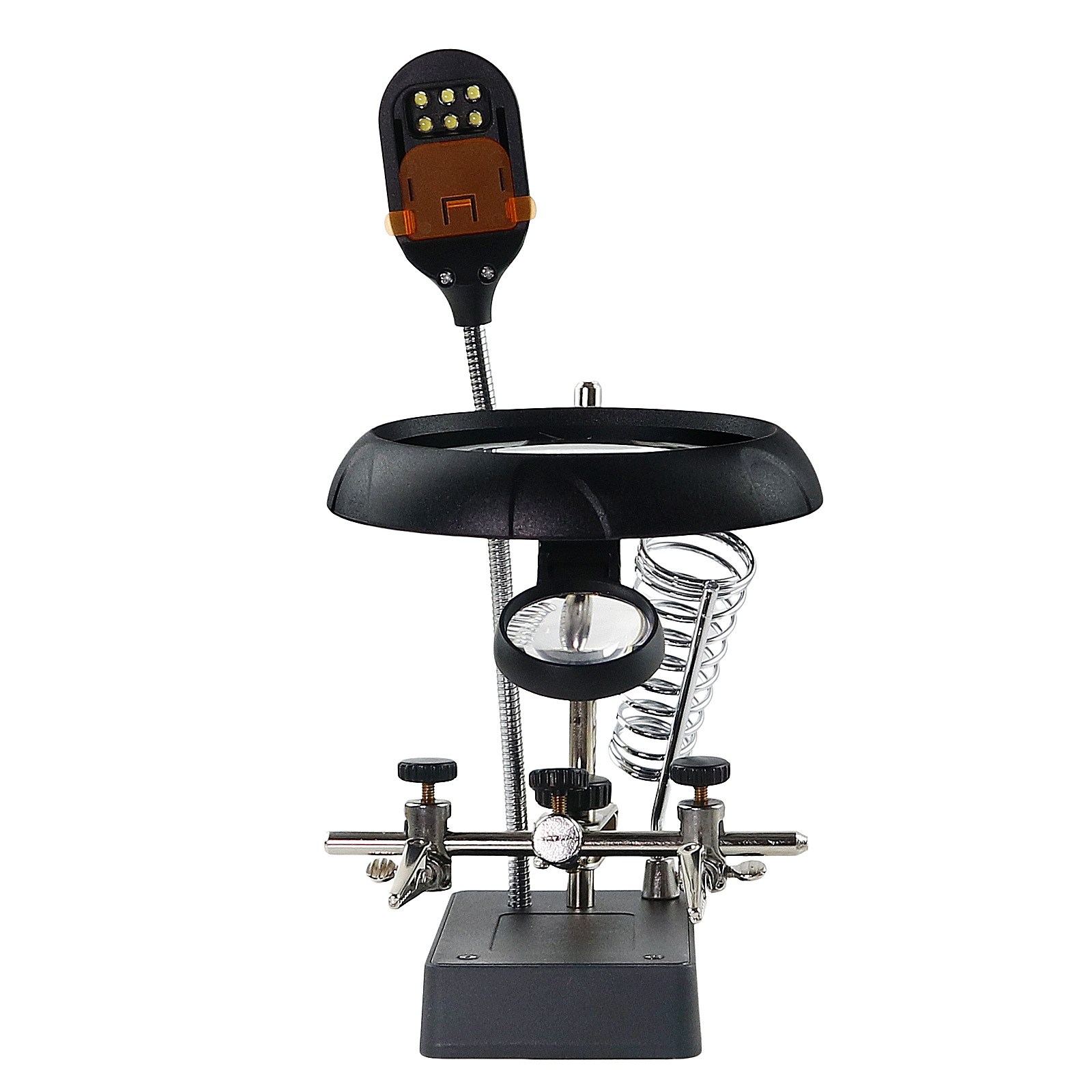 带辅助夹放大镜