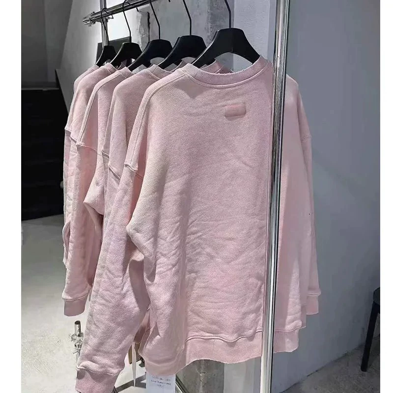 fog25 осенняя новая свободная толстовка с круглым вырезом и буквами того же цвета, силиконовая повседневная уличная осенне-зимняя толстовка, модная женская толстовка