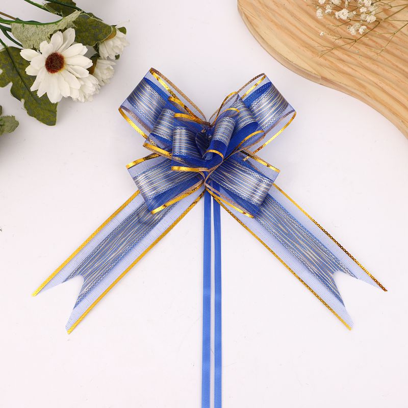 Transfronterizo 50 gran borde dorado patrón de corteza hilo de nieve arco flor tirada a mano regalo de Navidad flor cesta de frutas embalaje flor dibujo