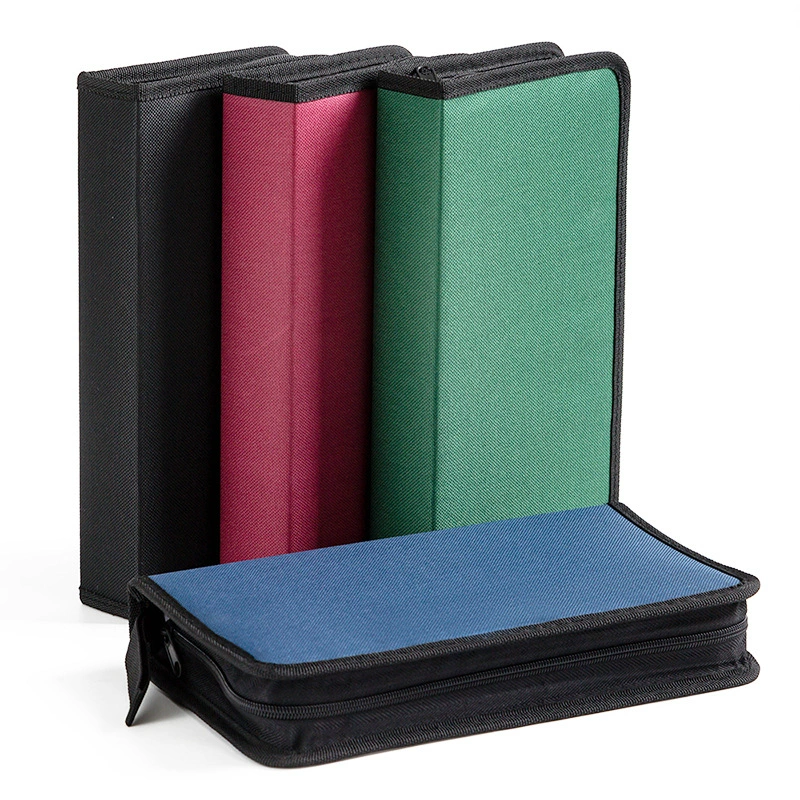 80-элементный набор сумок для CD из оксфордской ткани, автомобильные сумки для CD, DVD и CD, коробка для хранения CD, трансграничная поставка