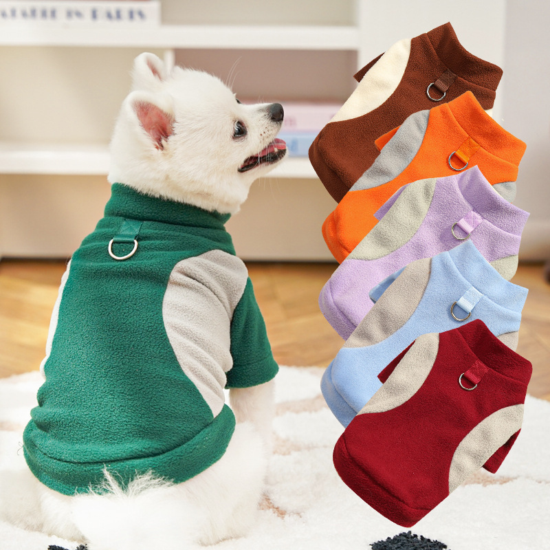 秋冬跨境新品狗狗服饰猫咪衬衫宠物打底衫猫衣服狗用品加绒运动|undefined