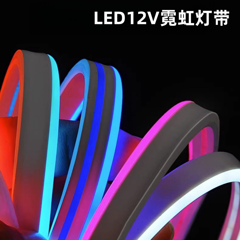12V transfronterizo al aire libre impermeable silicona 6*12 baja presión de neón led tira de luz especial 24V8*16 tira de luz