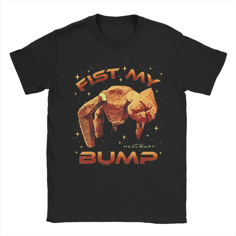 Project Wanfu Mary Fist My Bump Rocky Alien Poster T-Shirt Summer Streetwear T-Shirt Cotton Original Project Wanfu Mary Fist My Bump Rocky Alien Poster T-Shirt Summer Streetwear T-Shirt Cotton Original