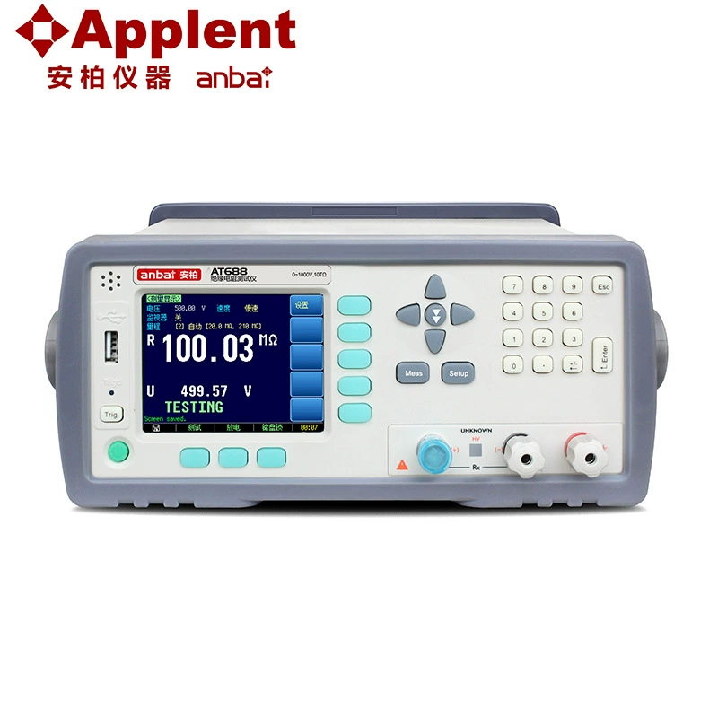 Тестер сопротивления изоляции Anbai 500/1000 В AT688 с цифровым дисплеем