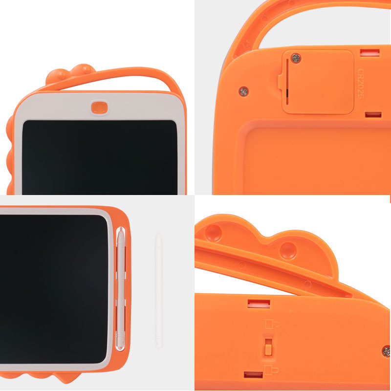 10寸恐龙液晶写字板彩色儿童画板卡通液晶手绘板绘画涂鸦液晶画板