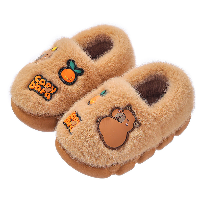 Bolsos de invierno para niños, zapatos de tacones de algodón para niños, zapatillas de algodón para padres y niños, zapatillas de algodón para niños