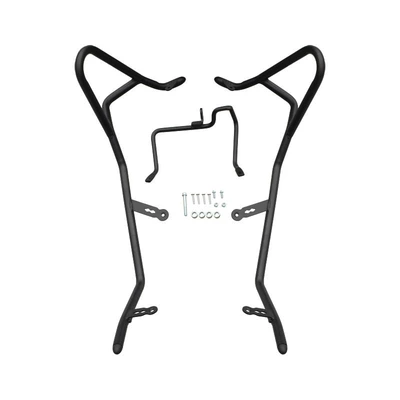 Applicable to Dayao Yamaha NMAX155 Mengshi 150 bumper tail frame cushion modified shelf silencer bumper (Motorcycle bumper) - black-matte-carbon-steel-bumper
