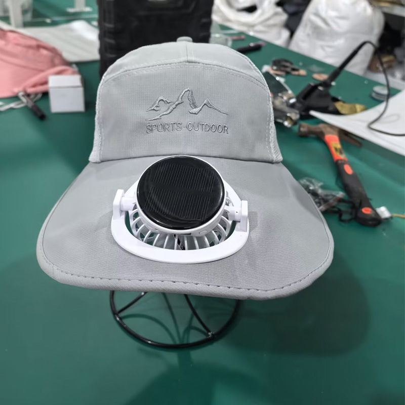 新型太陽エネルギー充電扇風機帽子付き子供屋外茶農作業紫外線防止カバー|undefined