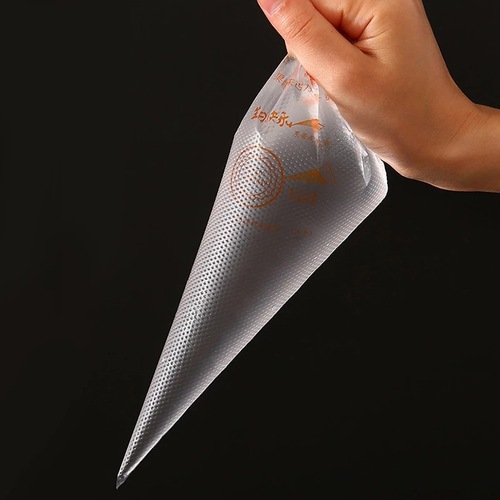Transparent piping bag, large, medium and small, thickened, disposable piping bag, cream cake decorating mouth bag, 100 pieces
