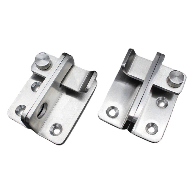 Дверная Пряжка из нержавеющей стали дверной болт защелка застежка Противоугонная дверная Пряжка левая и правая дверная Пряжка Защитный дверной замок с замком отверстия для замка