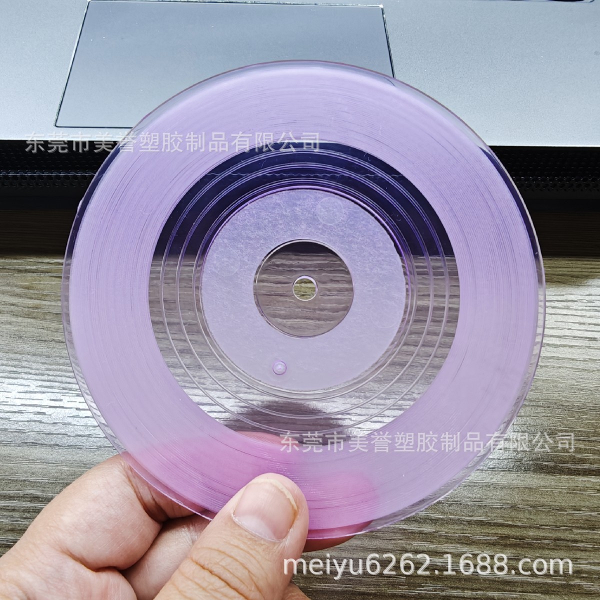 연보라색 무지 컵받침 (10.5cm) 1개