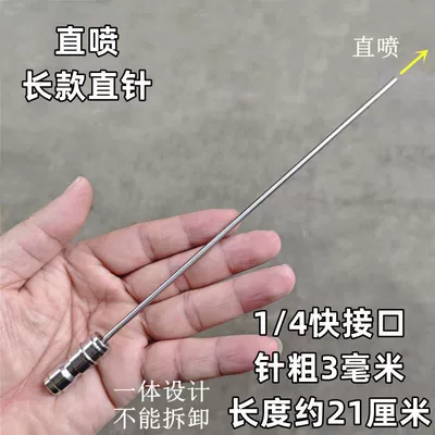 battery-powered high-pressure washer for home: Car washing machine - nozzle-long-straight-needle-direct-spray