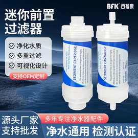 家用迷你净水器前置过滤器PP棉马桶滤芯热水器花洒洗衣机除氯阻垢