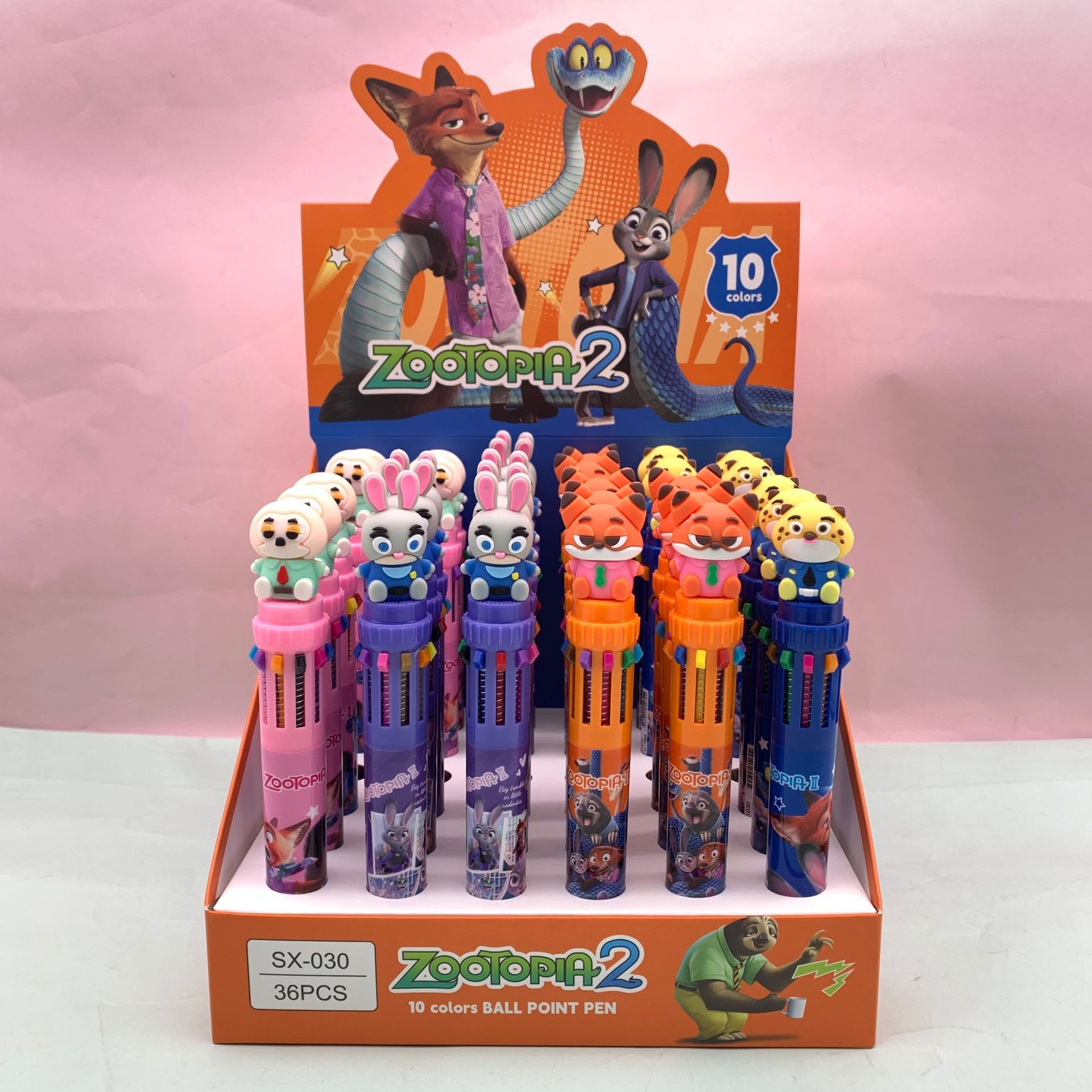 KP - 23006 princesa pony dibujos animados colección de bolígrafos multicolores chicas adorables bolígrafos de 10 colores estudiantes