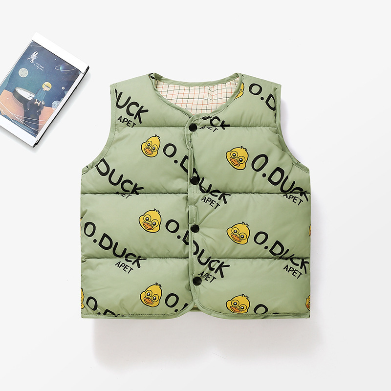 812 nuevo chaleco cálido para niños otoño y invierno nuevo chaleco de algodón para niños y niñas [en stock al por mayor] image 7