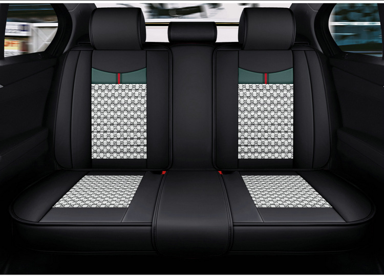 Car seat cushion new full-enclosed seat cover four seasons universal fabric seat cover summer linen special car seat cushion cover
