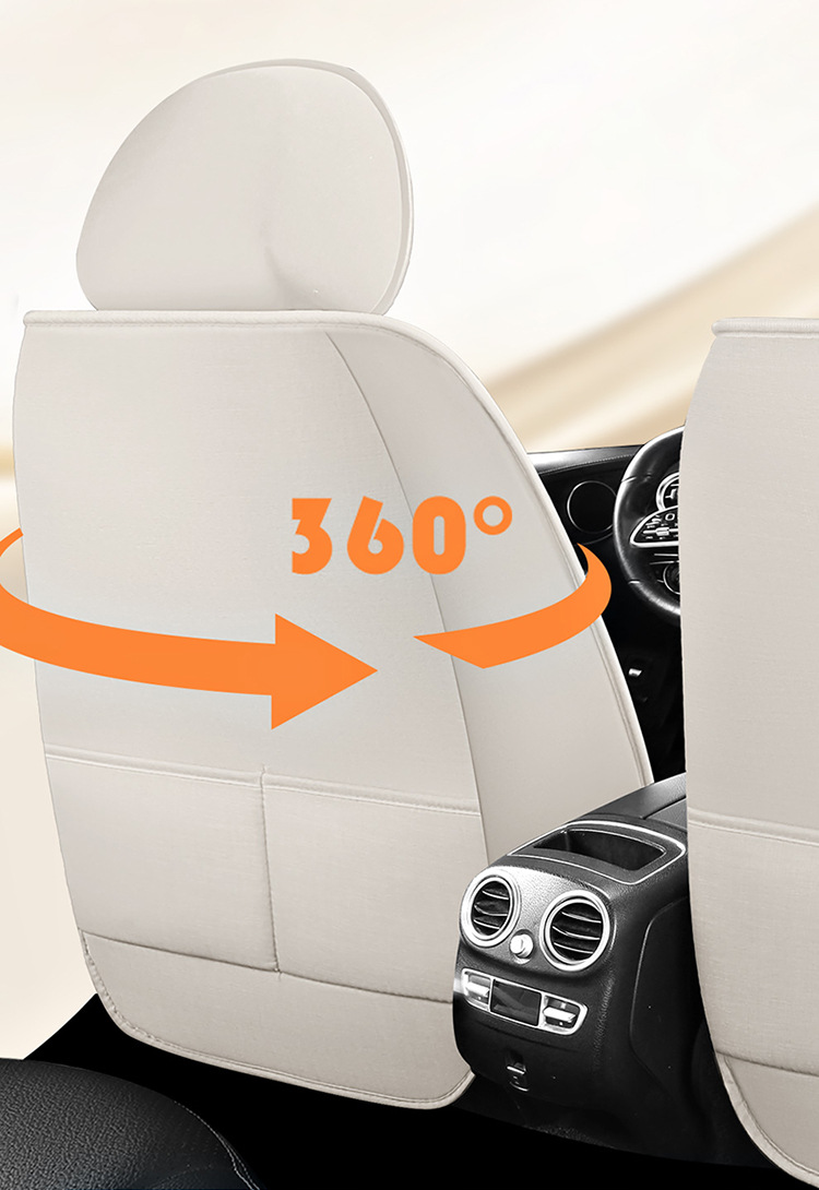 Napa Leather Seat Cushion Five-Seater Car Cushion Summer Seat Cover New Car Seat Cover Four-Season All-Inclusive Seat Cover Leather Seat Cover