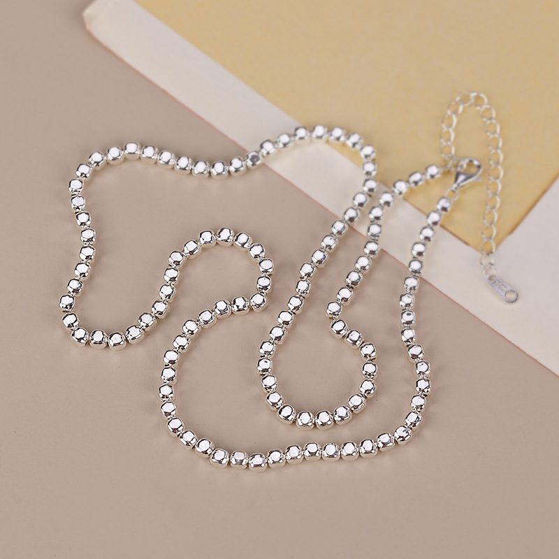 Vòng tay bạc S925 hình hươu bạc phong cách cổ điển cá tính — Kiểu vòng cổ