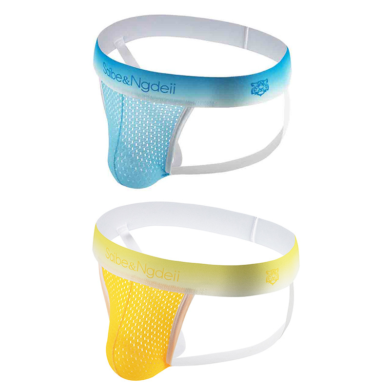 Vyriški seksualūs tinklelio stringai iš ledo šilko laidūs orui_voghion.com