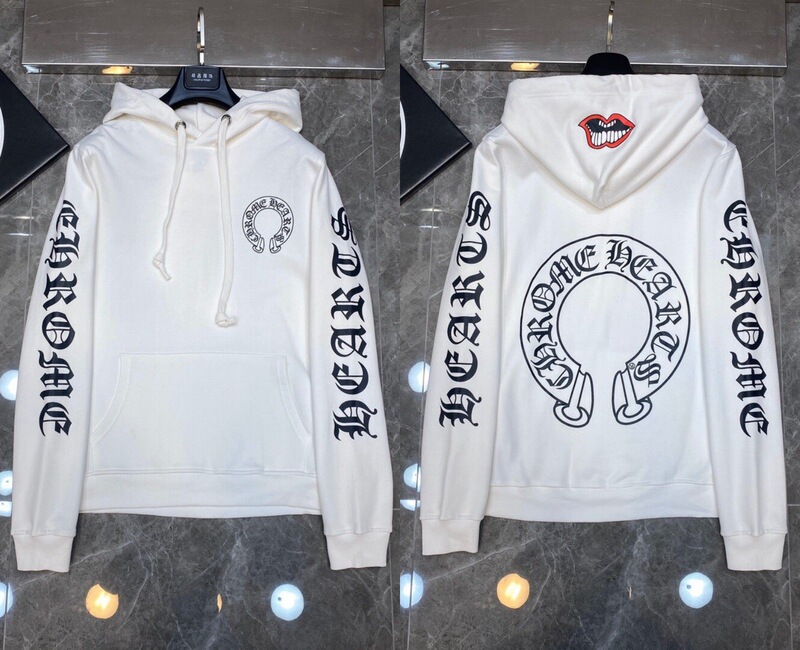 25ss正确版Chrome Hearts 克罗伈十字架连帽卫衣百搭潮流时尚批发|undefined