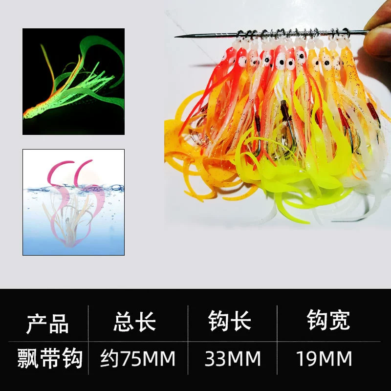 Крюк для tying board Luya рыболовный крючок лента цвет юбка крючок морская ловля лодка рыбалка медленное колебание мягкая приманка крючок для рыбы ночник железная доска крючок