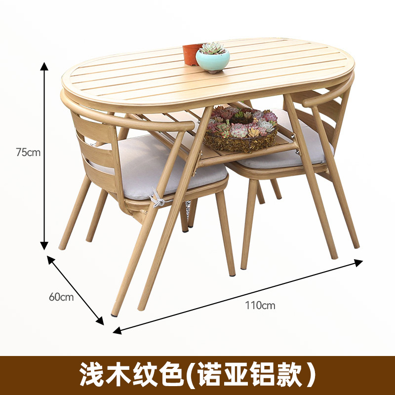 Grano de madera ligera (modelo de aluminio noah)