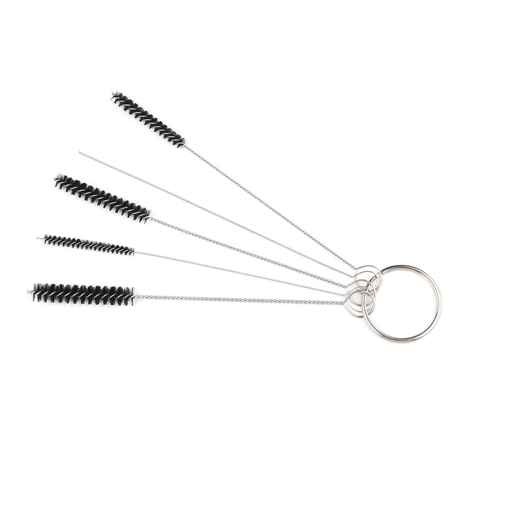 Cepillo de limpieza mecánico directo de fábrica pistola de pulverización pluma cepillo de nylon boquilla de aguja multifuncional cepillo de limpieza al por mayor