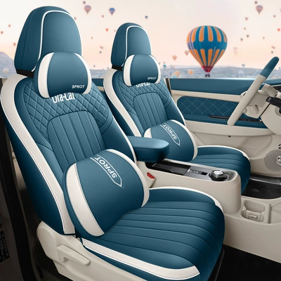 Modelə uyğun (Original) oturacaq örtükləri: Good Cat Car Seat - deep-blue-deluxe-edition-five-seater-special-for-good-cat-full-front-row-full-back-row
