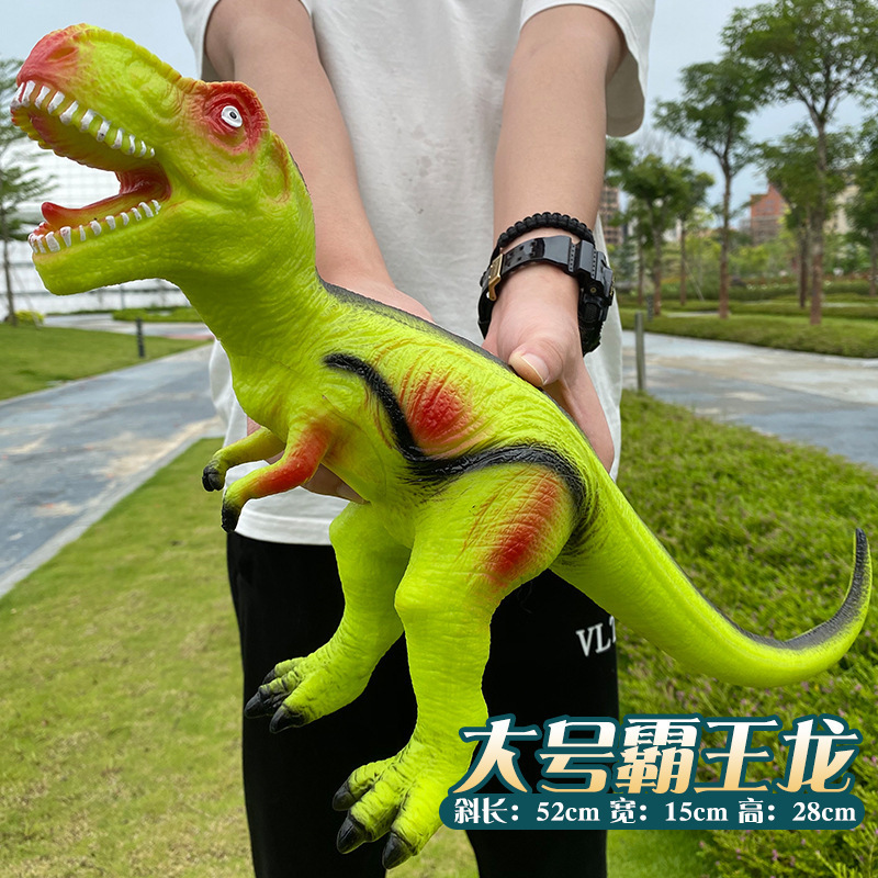 Modelo de Dinosaurio de Simulación Eléctrico de Goma Suave y Plástico Con Sonido para Niños