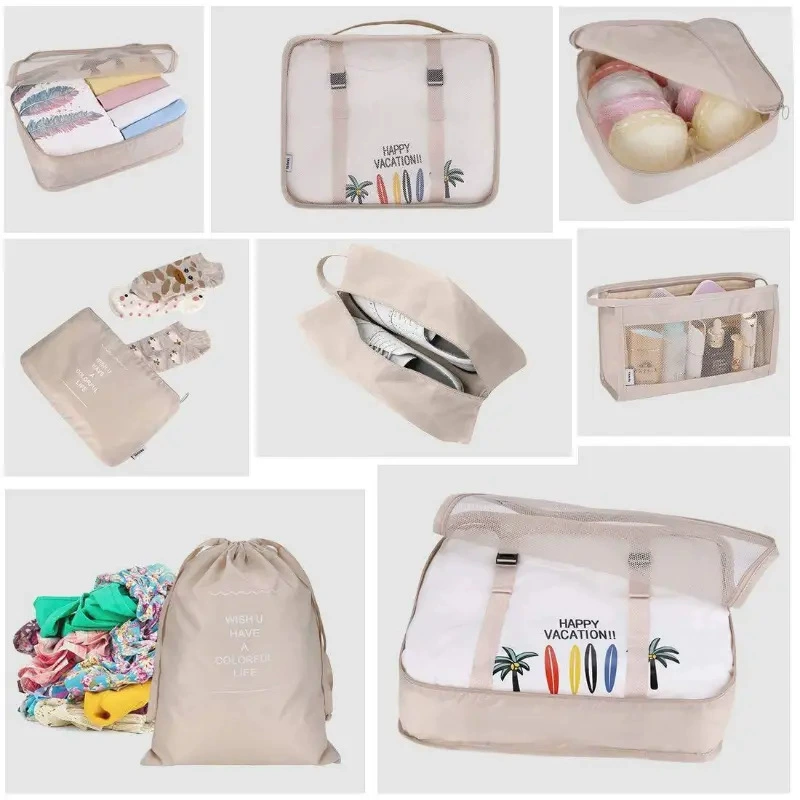 Storage system for traveling, set, storage bag, 9 pieces
