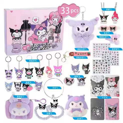 Хит продаж L Санрио Куломи KT Закрытая коробка набор игрушек Poke Hole DIY Mary Party Gift Hole