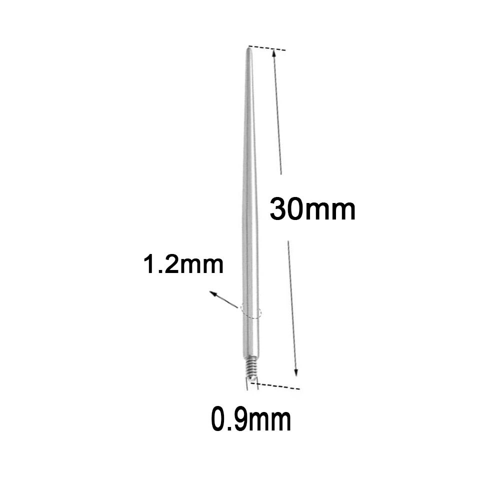 External thread M0.9x1.2x30mm