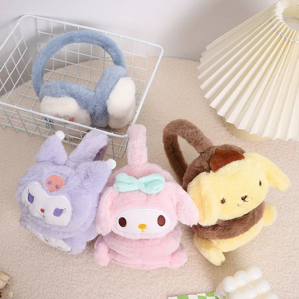 Children's cute cartoon winter warm earmuffs boys and girls earmuffs earmuffs earmuffs kindergarten children windproof ear warming