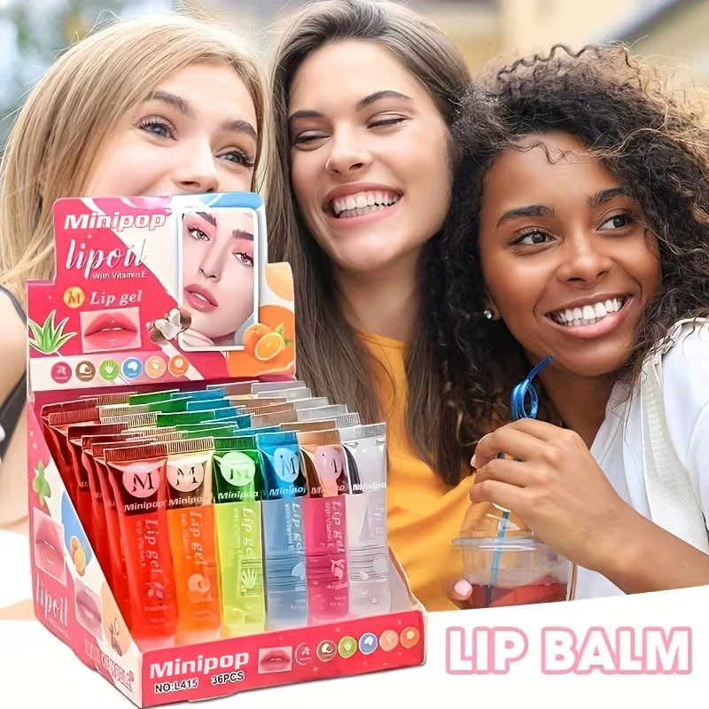 Transparent Moisturizing Lip Gloss, 18 ml, Fruit Flavor — Primer & Subtle Highlighter