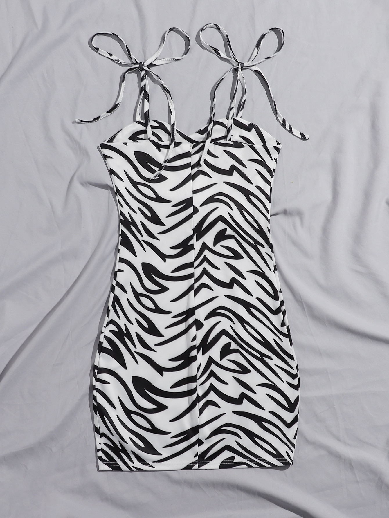 sexy zebra print suspender dress nihaostyles wholesale clothing NSLIH89099