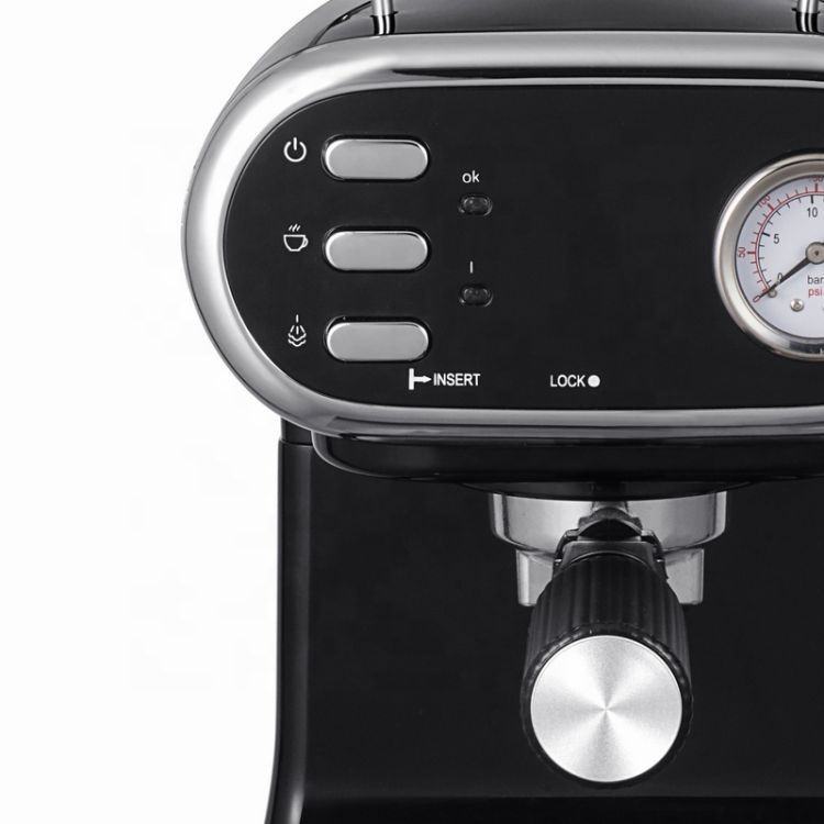 Europea transfronteriza hogar pequeña semiautomática de alta presión de vapor de espuma de leche máquina de café italiano