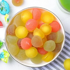 Russian imported Kangji brand fruit candy snack juice strawberry filling New Year's treat candy leisure soft candy Q candy
